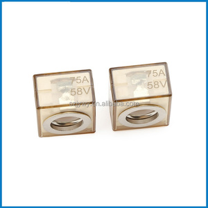 Fusibles Bajos IEC para Automóviles, 58 V CC, 30 A-500 A, Portafusibles Cuadrado de Cerámica para Automóviles, Yates y Barcos - Product Image 5