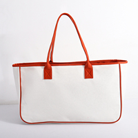 Fourre-tout de plage en toile imperméable à l'eau avec logo personnalisé Sacs de courses réutilisables de grande capacité Sacs fourre-tout pour femmes Sac en toile