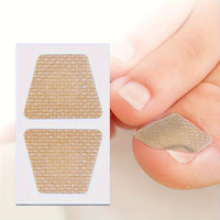 Patch de Correction d'Ongles Incarnés en Forme de T, Autocollant Flexible et Sûr, Soutien d'Alignement, Prévention, Marque Privée