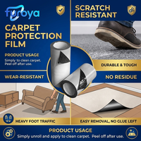 Fournisseur de films de protection pour sols Furoya, proposant des solutions de protection personnalisées en PE souple haute brillance pour les tapis