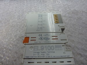Terminal d'alimentation en potentiel BECKHOFF EL9100, neuf et original - Product Image 4