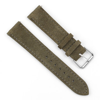 Bracelet de montre en cuir pleine fleur pour hommes et femmes, vente en gros d'usine, avec tête plate, plusieurs couleurs au choix