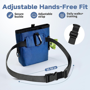 Sac à friandises mains libres OEM avec doublure en silicone, fermeture magnétique à une main, sac à friandises pour l'entraînement des chiens, pochette à friandises pour l'entraînement des animaux de compagnie - Product Image 2