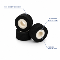 Rouleau d'encre thermofusible noir 36mm*32mm / Rouleau d'encre chaude pour codeur de lots automatique