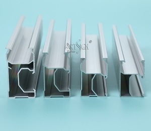 Profilo in Alluminio AL6005-T5 ad Alta Resistenza per Montaggio Solare, Guide di Supporto per Sistemi Fotovoltaici |   Insegna Artistica - Product Image 4
