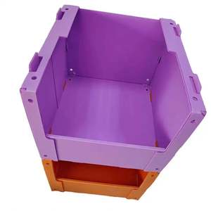 Warehouse Clothing <b>Storage</b> <b>Box</b> Corrugated Plastic <b>Stackable</b> Clothing Picking Bin - Product Image 3