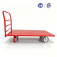 Carretilla Plegable Industrial Longyida de Cuatro Ruedas con Plataforma de Acero Reforzado OEM