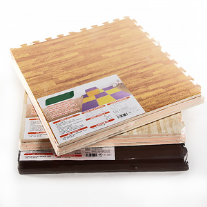 Tapete <span class=keywords><strong>de</strong></span> Espuma Eva Antialérgico con Patrón en T, Tapete <span class=keywords><strong>para</strong></span> Gimnasio y Ejercicio, Ahorro <span class=keywords><strong>de</strong></span> <span class=keywords><strong>Agua</strong></span>, Minimalista, Imitación Madera - Product Image 1