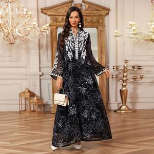 Muslim Women Dubai Abaya Luxury Embroidery Long Dress Kaftan Modest Robe Femme <b>African</b> Evening Dresses Islamic <b>Clothing</b> - Product Image 4