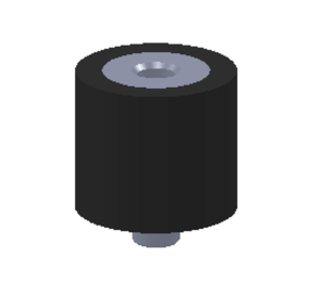 Nhà máy cung cấp ô tô cao su giảm xóc với 8-32unc-2b chủ đề EPDM cao su gắn kết mang Máy ly tâm cho xe - Product Image 2