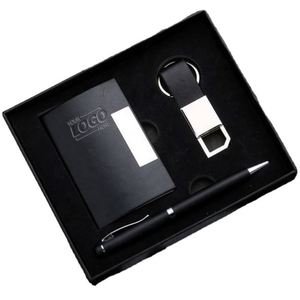Custom Logo Business Gift Set Personalized Keychains <b>Card</b> Holders Pens for Effective Corporate Branding - Product Image 1