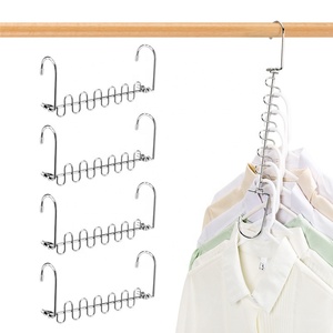 Mới đến gấp quần áo móc treo móc tủ quần áo tiết kiệm không gian khăn áo sơ mi quần quần áo tổ chức móc - Product Image 6