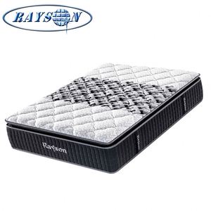 Пружинный матрас с 5 зонами, размер king, пена с эффектом памяти, вакуумный сжатый матрас, фабричное производство матрасов королевского размера - Product Image 1