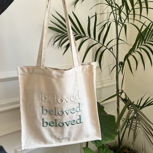 Bolso bandolera de lona con logotipo de letra bordado de colores degradados de tamaño personalizado - Product Image 3