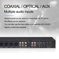 Procesador de Audio Activo para Montaje en Rack con Salida Mono, Fácil Instalación para Pequeños Eventos en Vivo, Conferencias, Sistemas de PA de Estudio