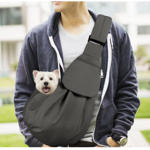 Transportín para perros con correa ajustable acolchada gruesa para el hombro, transportadores de mascotas para cachorros y <span class=keywords><strong>gatos</strong></span> con cinturón de seguridad de bolsillo con cremallera frontal - Product Image 3