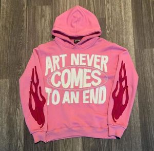 Sweat-shirts pour hommes, style streetwear, personnalisés, effet délavé, avec appliques brodées et patchs. - Product Image 5