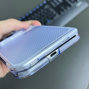Coque de téléphone en PC rigide, texture carbone, anti-jaunissement, anti-traces de doigts, nouveau design, prix abordable pour iPhone DUO - Product Image 4