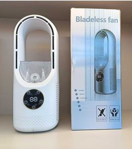 พัดลมระบายความร้อนแบบพกพา USB ปรับความเร็วได้ 6 ระดับ 5W เสียงรบกวนต่ำ แนวตั้ง แบบไม่มีใบพัด พัดลมระบายความร้อนแบบไร้ใบพัด - Product Image 4