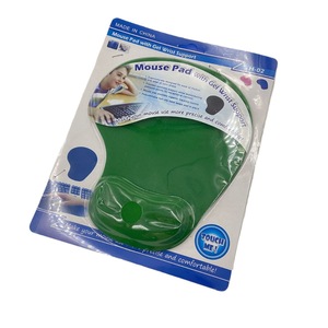 <b>Mouse</b> Pad With Gel Wrist Support Green Ergonomic Office Use Memory Foam Non Slip Base H-02 - Product Image 1