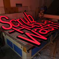 Letrero Luminoso 3D Personalizado con Letras de Canal, Iluminación Frontal RGB, Resistente al Agua, para Exteriores, Logotipo de Pared, Señalización Iluminada para Empresas y Hospitales