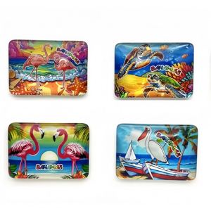 Recuerdos de Viaje Promocionales de las Bahamas, Imán 3D con Diseño de Playa Oceánica, Decoración Artística para el Hogar, Imanes para Refrigerador de Vidrio - Product Image 2