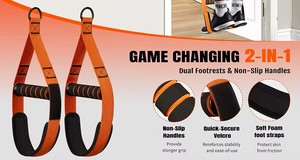 Bandes de résistance TPE robustes pour hommes et femmes, <span class=keywords><strong>avec</strong></span> étriers pour les pieds, pour un entraînement complet du corps - Product Image 5