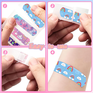 Paquete Familiar de Banditas Adhesivas Personalizadas con Dibujos Animados para Niños, Lindas Banditas de Spunlace con Mi Logotipo - Product Image 4