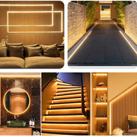 Bande LED flexible sans pilote pour extérieur IP65 Cob Led Strip 220v 296led 240led 110v 3000K 4000K 6000K