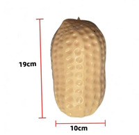 Nouveau Jouet Squishy Géant en Forme d'Arachide à Presser, Ornement de Bureau Amusant, Jouet Anti-Stress pour le Bureau, Idéal pour les Fêtes