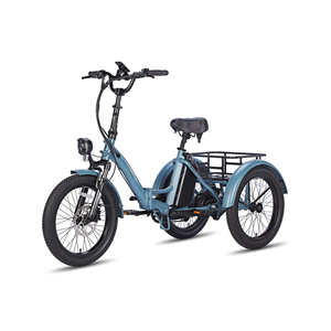 Tricycle à 3 roues F20, moteur de moyeu arrière, batterie lithium, 7 vitesses, cadre en aluminium, porte-bagages arrière 48V - Product Image 4