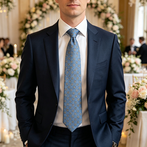 Custom Men's <b>Ties</b> Solid Pure Color <b>Polyester</b> Fine Stripes Necktie Plain Formal Business Wedding <b>Ties</b> for Men - Product Image 2