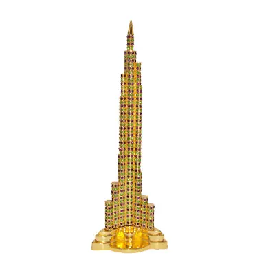 Diamantes de imitación de metal mini de Burj Khalifa, molde para dubai regalo