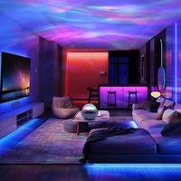 Projecteur LED Aurore Boréale Étoilée pour Maison Intelligente, Lampe de Nuit Galaxie - Grande Vente