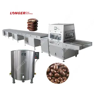 Snacks Chocolate Dipping Enrober Machine Chocolate Melting Machine for Enrobing Chocolate