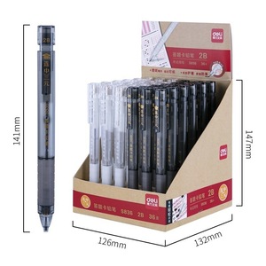 Lápiz Mecánico Deli S836 2B para Exámenes, Suministros de Oficina - Product Image 1