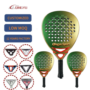<span class=keywords><strong>Raqueta</strong></span> de Pádel Personalizada Qingyu Sport, <span class=keywords><strong>Raqueta</strong></span> de Tenis de Playa de Fibra de Carbono de Grado Competitivo, Fábrica para el Mercado Norteamericano - Product Image 1