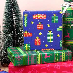 Factory Wholesale Christmas Wrapping <b>Paper</b> 50 X 70 cm Gift Wrapping <b>Paper</b> Packing - Product Image 6