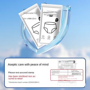 <span class=keywords><strong>Moonchild</strong></span> sous-vêtements jetables en polyester pour femmes, grande taille, pantalons quotidiens portables sans lavage séparés - Product Image 4