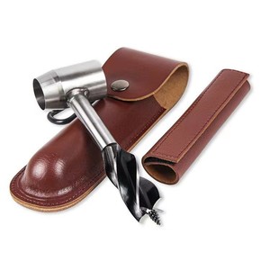 Perceuse à tarière manuelle, outils de survie à coupe polyvalente pour l'extérieur/le camping/la fabrication de trous de cheville Bushcraft - Product Image 1