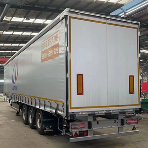 Remolque de lona de PVC Fengniao de 3 ejes y 40 pies con persianas enrollables y apertura lateral, semirremolque con capacidad de carga de 1001-2000 kg - Product Image 2