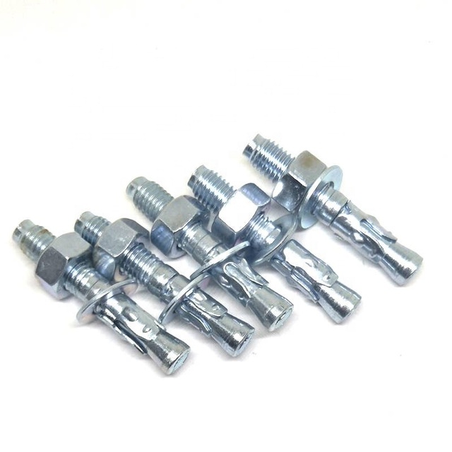 Carbon Steel 4.8 Grade 8.8 Expansion Wedge Bolt Concrete Anchor with High Strength