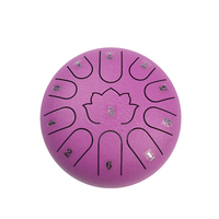 6 Inch 11 Tone Zen Style Instrument Steel Tongue Drum Percussion Instrument Empty Spirit Drum