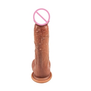 Dildo réaliste <span class=keywords><strong>avec</strong></span> ventouse puissante, dildo en silicone souple, jouets sexuels pour adultes, <span class=keywords><strong>prépuce</strong></span> réaliste en silicone liquide pour femmes - Product Image 5