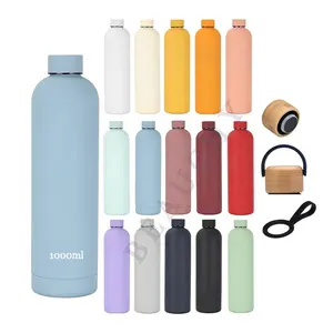 32oz Gym Wholesale Outdoor Sports Double Walls Vacuum Flask Insulated Stainless Steel Drink Water Bottle With Custom Logo