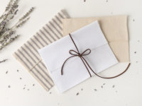 Pochettes de rangement personnalisables en coton et lin pour invitations de mariage, impressions photo, cartes de vœux et sacs anti-poussière pour enveloppes
