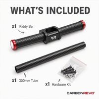 Colonne de direction en fibre de carbone pour trottinette électrique Carbonrevo, tige pliable pour la conduite hors route, résistante à l'usure, durable