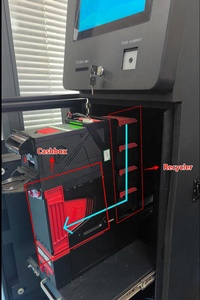 Le billet d'ATM rachètent le kiosque vertical d'écran tactile pour le <span class=keywords><strong>change</strong></span> <span class=keywords><strong>de</strong></span> devises dans la salle <span class=keywords><strong>de</strong></span> jeu - Product Image 4