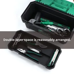 Caja <span class=keywords><strong>de</strong></span> <span class=keywords><strong>Herramientas</strong></span> Plegable <span class=keywords><strong>de</strong></span> Tres Capas, Personalizable, <span class=keywords><strong>de</strong></span> PP Impermeable, con Cierre, para Exteriores, con 12 Compartimentos, para Electricistas, Hogar y Vehículos - Product Image 5