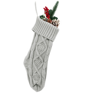2024 Xmas Decoration 18 Inches High Capacity <b>Knitting</b> <b>Stocking</b> for Home Decor - Product Image 6